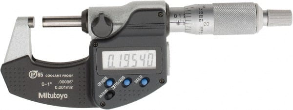 0-25.4mm NEW Mitutoyo 293-340 Digital Digimatic Coolant Proof Micrometer 0-1" 