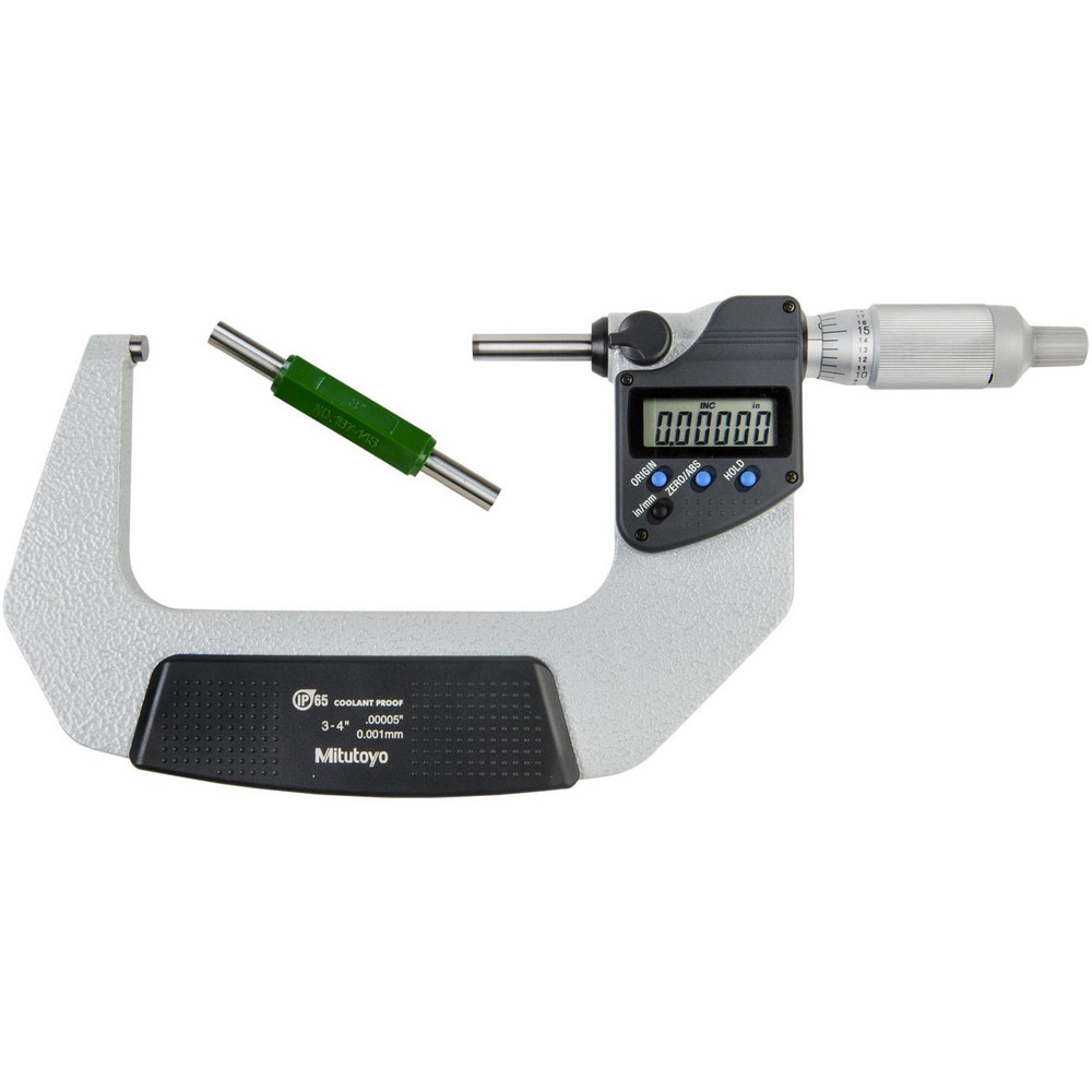 みー Mitutoyo - Electronic Outside Micrometer: 76.20 mm to 4