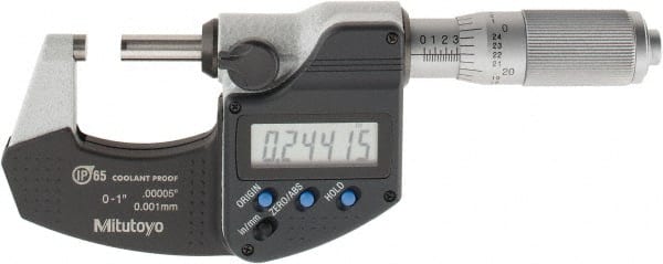 Mitutoyo 293341 Digital Micrometer Outside 1 to 2 in for sale online 
