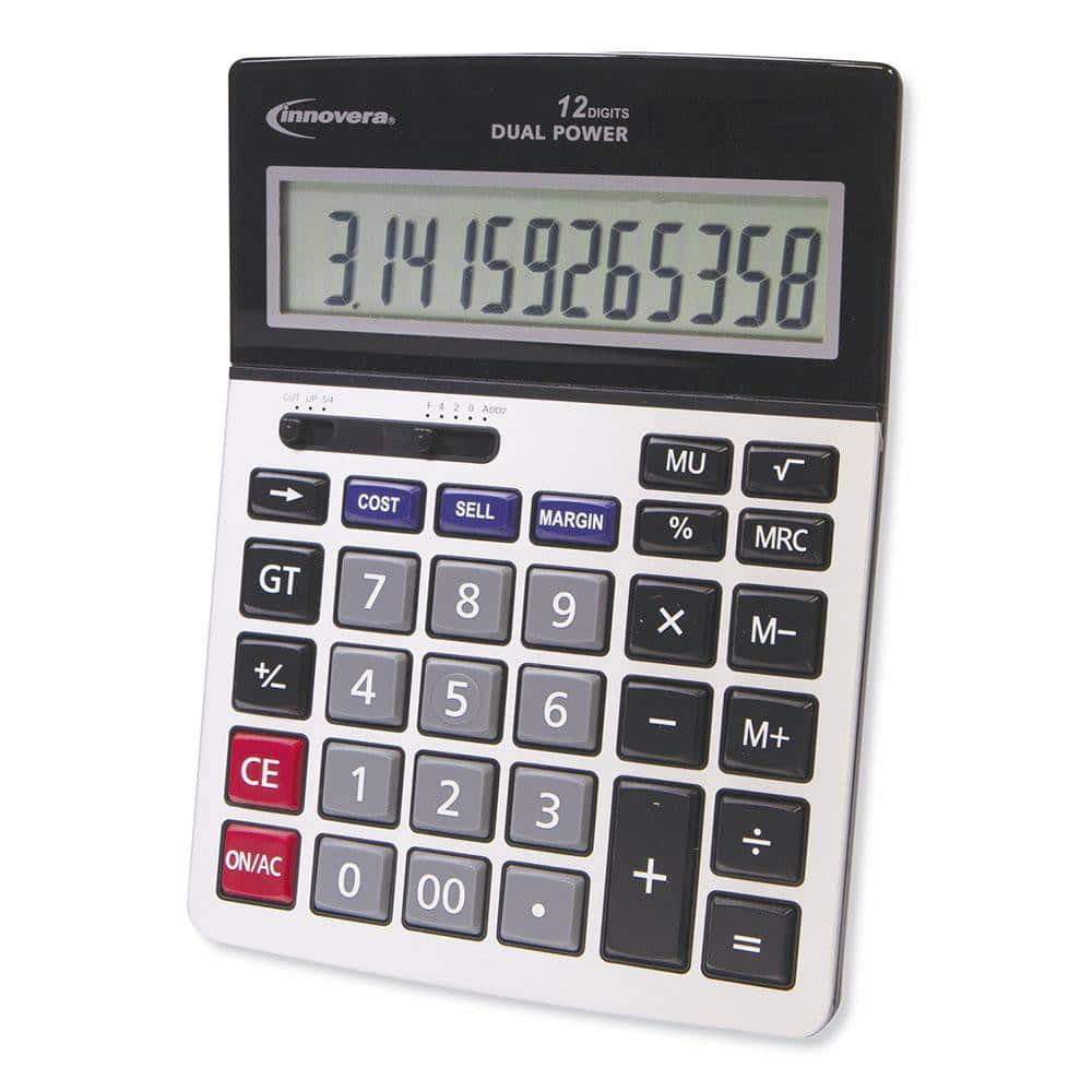Innovera IVR15968 12-Digit Portable Calculator 