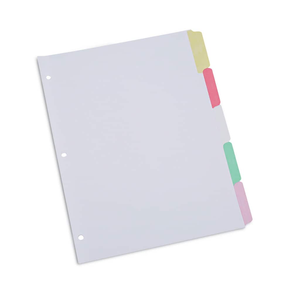 Ability One - 3 Hole Binder: White - 14760136 - MSC Industrial Supply