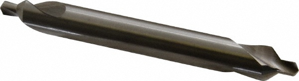 Combo Drill & Countersink: #5, 7/16" Body Dia, 118°, High Speed Steel