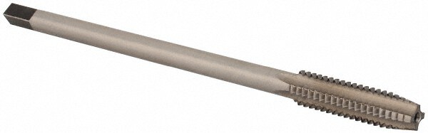 Extension Tap: 1/4-20, 4 Flutes, H3, Bright/Uncoated, High Speed Steel, Spiral Point