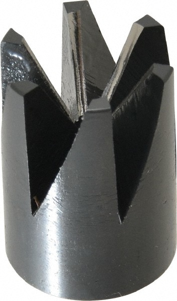 Made in USA 30002 60° Included Angle, 3/8-24" Hole Thread, Chamfer Edge, High Speed Steel, Outer Tube Edge Finishing Cutter Image