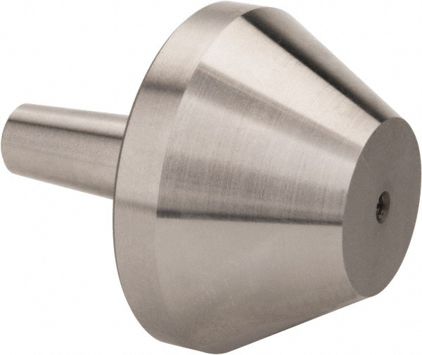 Riten 91034 2MT & 3MT Taper, 7/8 to 1-3/4" Point Diam, Hardened Tool Steel Lathe Bull Nose Point Image