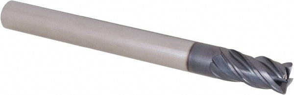 SGS 36570 Corner Radius End Mill: 1/4" Dia, 1/2" LOC, 0.015 to 0.02" Radius, 4 Flutes, Solid Carbide Image