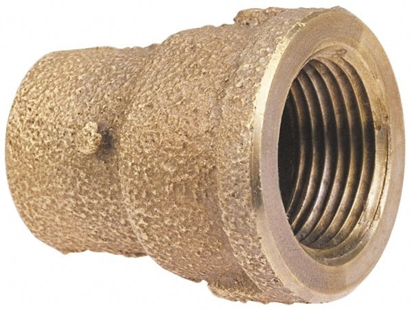 NIBCO B026050 Cast Copper Pipe Adapter: 1-1/2" x 1" Fitting, C x F, Pressure Fitting Image