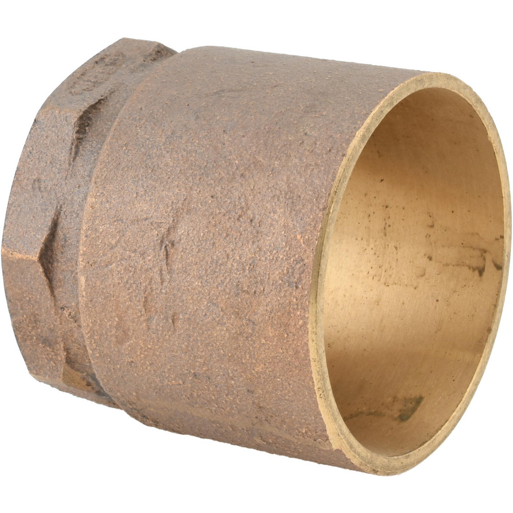 Cast Copper Pipe Adapter: 1-1/2" x 2" Fitting, C x F, Pressure Fitting - C x F, Pressure Fitting