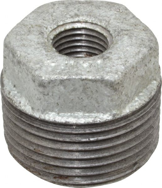 1-1/4" x 1" inch Galvanized malleable Hex Bushing 