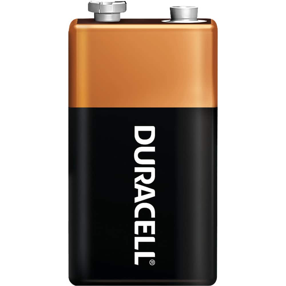 Duracell 41333524481 Pack of (6), Size 9V, Alkaline, 12 Packet, Standard Batteries 