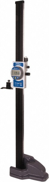 Electronic Height Gage: 600 mm Max, 0.0005" Resolution, 0.002000" Accuracy