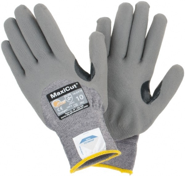 ATG 19-D475/XL Cut-Resistant Gloves: Size XL, ANSI Cut A4, Dyneema 