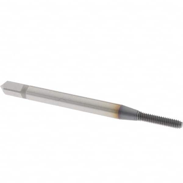 Thread Forming Tap: #2-56 UNC, 2B Class of Fit, Modified Bottoming, Cobalt,  TiCN Coated
