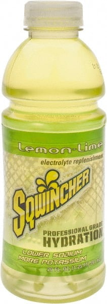 Sqwincher 159030538 Activity Drink: 20 oz, Bottle, Lemon-Lime, Ready-to-Drink: Yields 20 oz 
