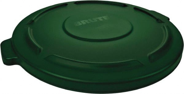 Rubbermaid FG265400DGRN Trash Can & Recycling Container Lid: Round, For 55 gal Trash Can 