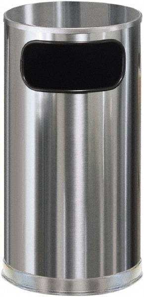 Rubbermaid - Trash Can: 12 gal, Round, Gray - 77315661 - MSC Industrial  Supply