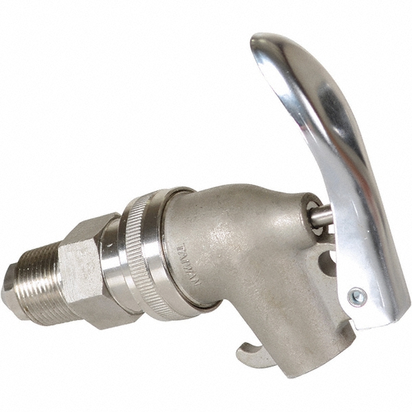 Vestil 3/4" NPT Stainless Steel Adjustable Drum Faucet 70665088