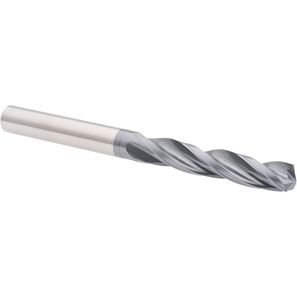 Accupro 50419 Jobber Length Drill Bit: 0.375" Dia, 150 °, Solid Carbide 