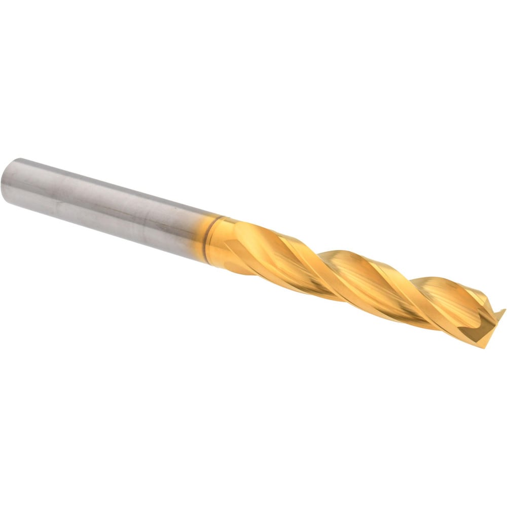 Accupro 50409 Jobber Length Drill Bit: 0.3438" Dia, 150 °, Solid Carbide 