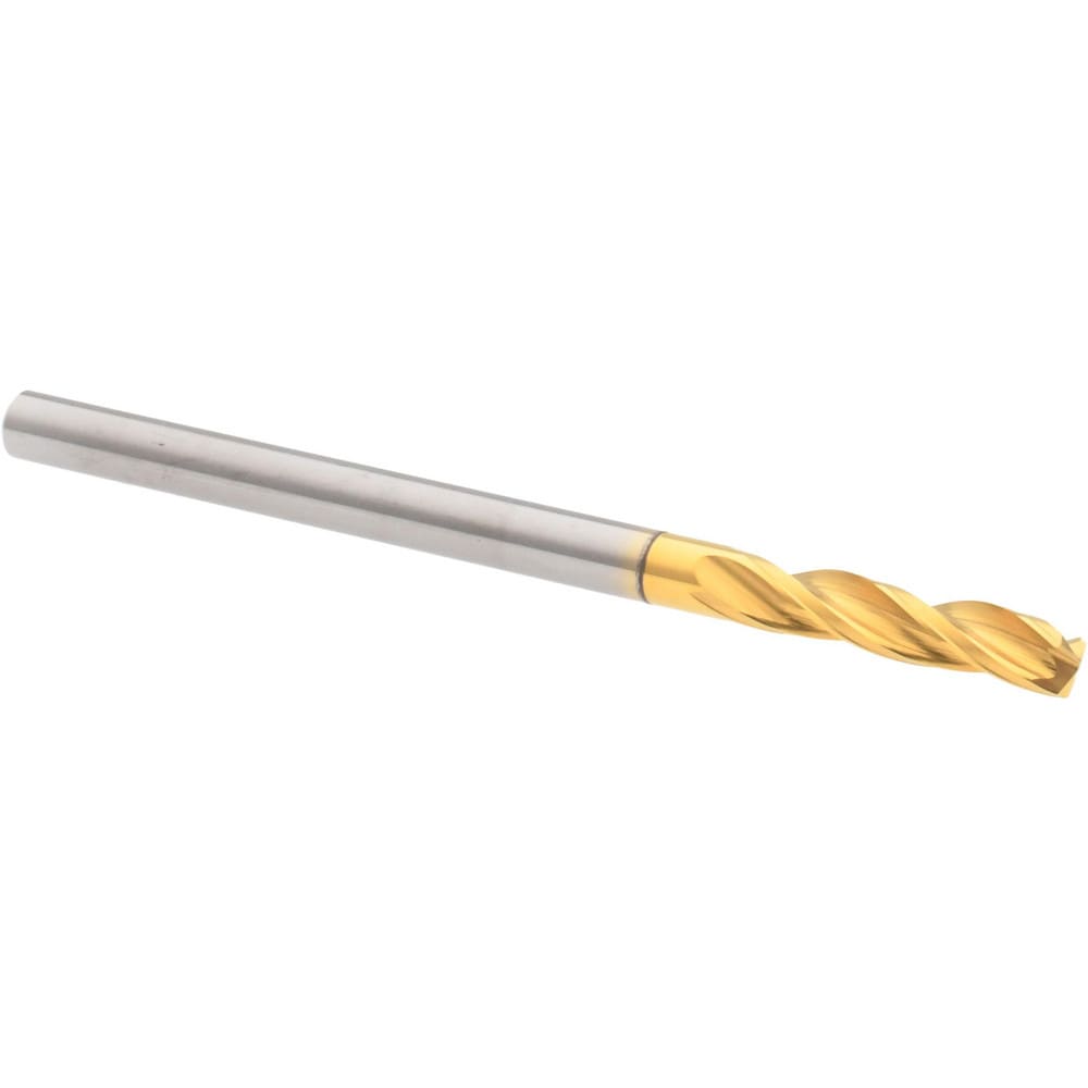 Accupro 20349 Jobber Length Drill Bit: 0.14" Dia, 150 °, Solid Carbide 