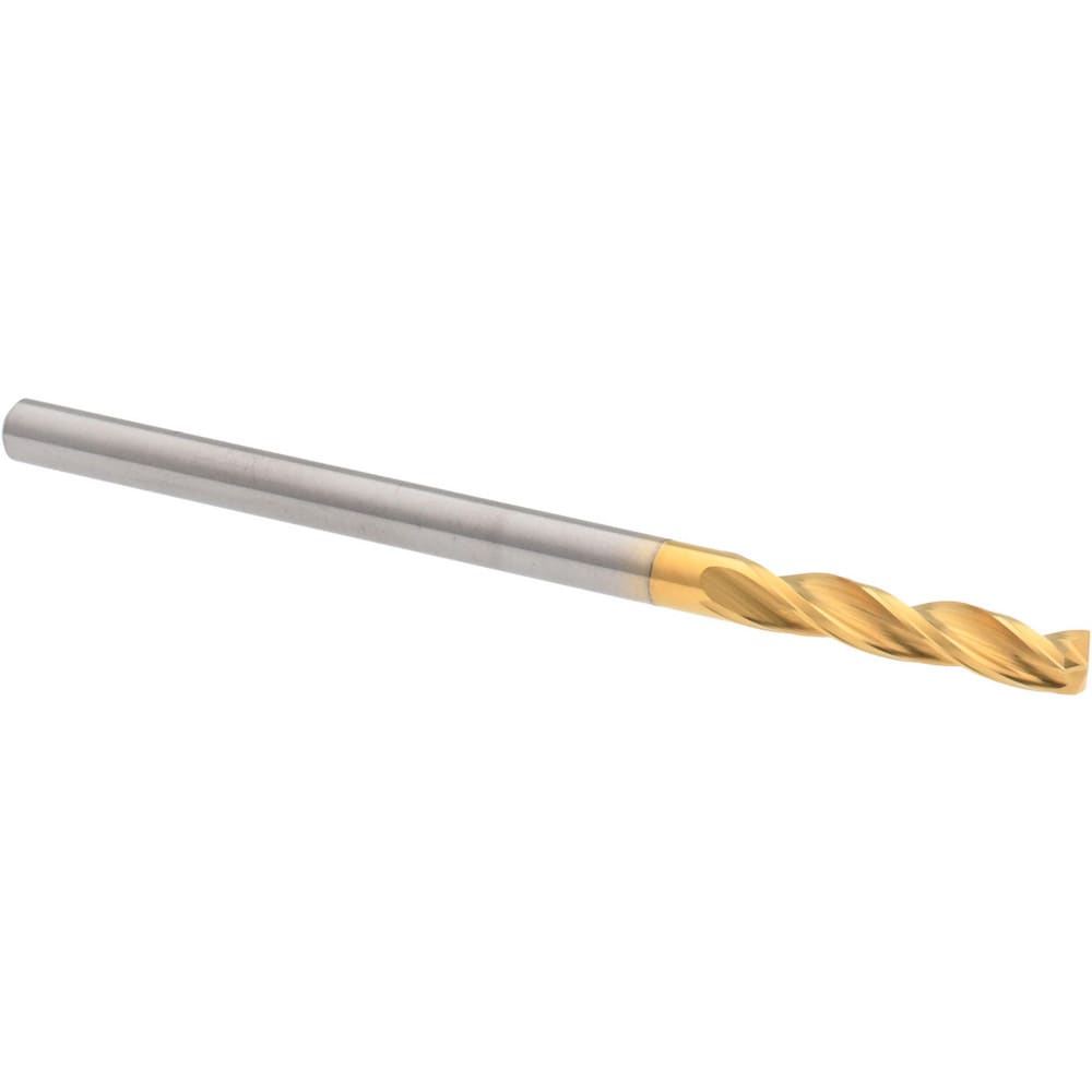 Accupro 20347 Jobber Length Drill Bit: 0.13" Dia, 150 °, Solid Carbide 