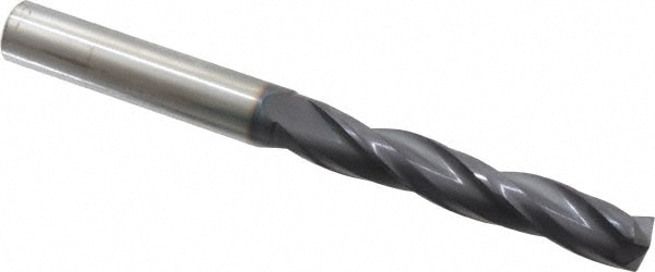 Accupro 50411 Jobber Length Drill Bit: 0.35" Dia, 150 °, Solid Carbide 