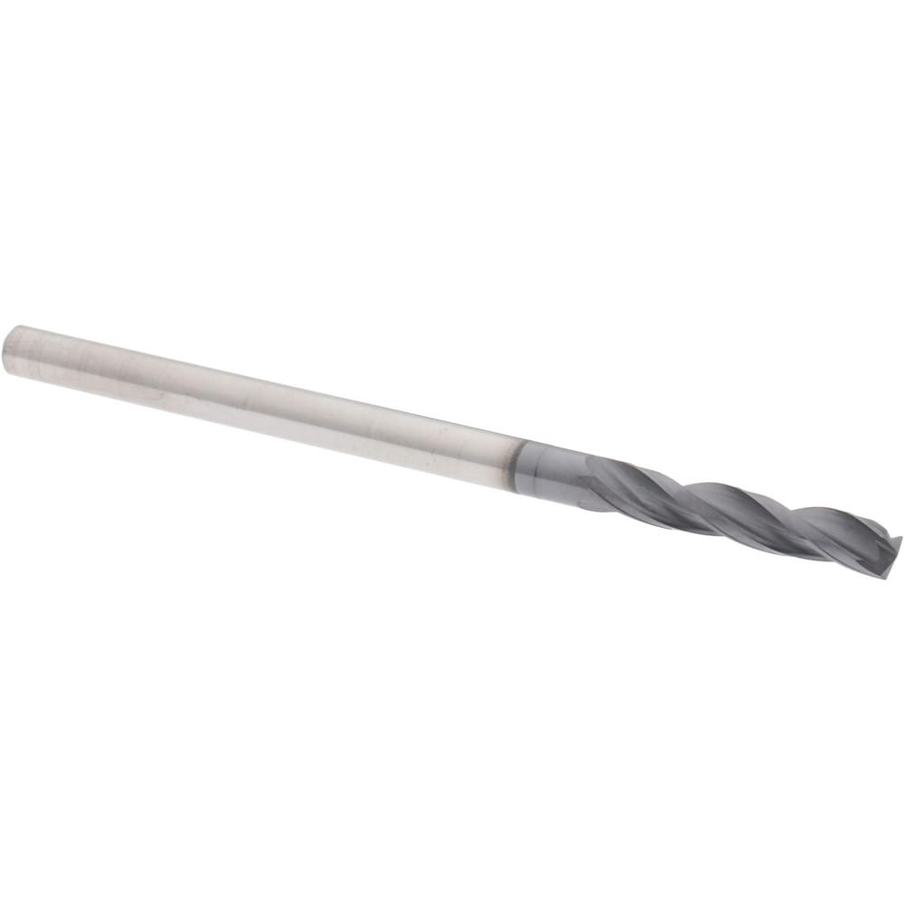 Accupro 50347 Jobber Length Drill Bit: 0.13" Dia, 150 °, Solid Carbide 