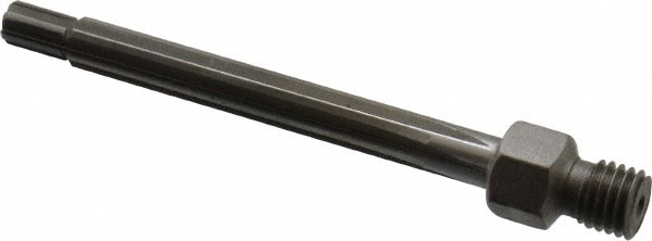 Alvord Polk 21803 Chucking Reamer: 0.185" Dia, 2-3/8" OAL, 1-1/2" Flute Length, Threaded Shank, High Speed Steel Image