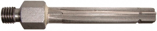 Alvord Polk 21800 Chucking Reamer: 0.161" Dia, 2-3/8" OAL, 1-1/2" Flute Length, Threaded Shank, High Speed Steel Image