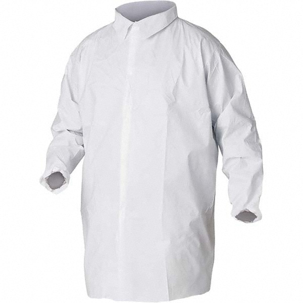 KleenGuard 44442 Lab Coat: Size Medium, Microporous Film Laminate Image