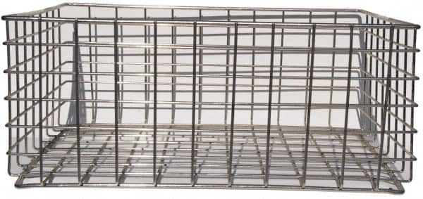 Marlin Steel Wire Products 12 Deep, Rectangular Stainless Steel Mesh  Basket 1/4 Perforation, 18 Wide x 9 High 00-105-31 - 70699673