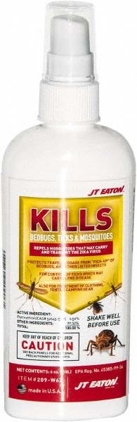 Insecticide for Bedbugs, Mosquitoes & Ticks: 6 oz Bottle, Spray