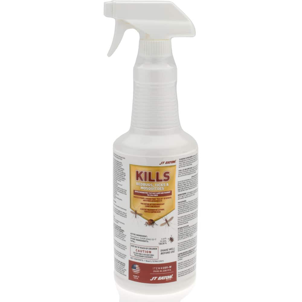 Insecticide for Bedbugs, Mosquitoes & Ticks: 1 qt Bottle, Spray