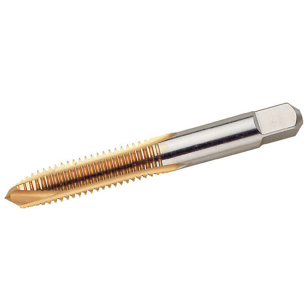 Spiral Point Tap: 5/16-24 UNF, 2 Flutes, Plug Chamfer, 2B/3B Class of Fit, High-Speed Steel, Bright/Uncoated