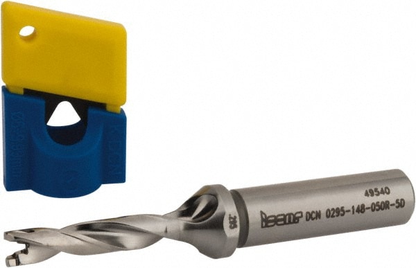 Iscar 3202948 Replaceable Tip Drill: 0.295 to 0.311 Drill Dia, 1.48" Max Depth, 0.5 Straight-Cylindrical Shank Image