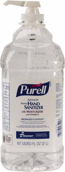 Hand Sanitizer: Gel, 2 L, Pump Spray Bottle