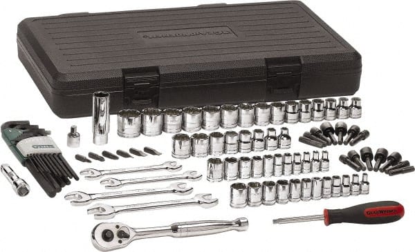 GEARWRENCH 80930 88 Piece 1/4, 3/8" Drive Mechanics Tool Set 