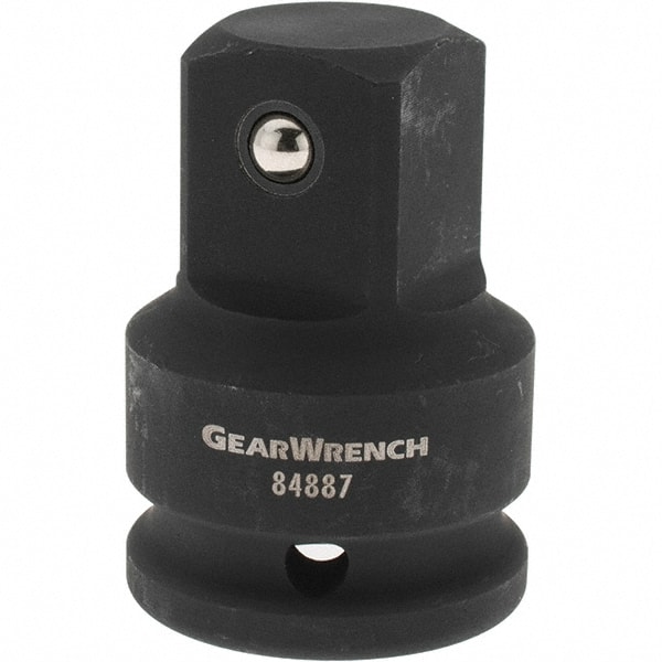 GEARWRENCH 84887 Socket Adapter: Impact Drive, 1" Square Male, 3/4" Square Female 