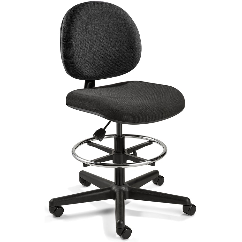 Bevco V4507HC-BLK Task Chair: Olefin, Adjustable Height, 24 to 34" Seat Height, Black 