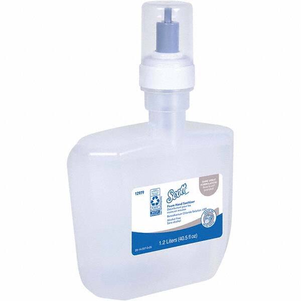 Hand Sanitizer: Foam, 1.2 L, Dispenser Refill, Alcohol-Free