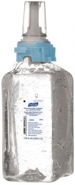 PURELL. 8803-03 Hand Sanitizer: Gel, 1200 mL, Dispenser Refill 