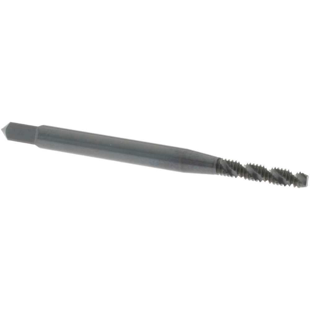 OSG 1748701 Spiral Flute Tap: #3-48, UNC, 2 Flute, Modified Bottoming, 2B Class of Fit, Vanadium High Speed Steel, Oxide Finish Image