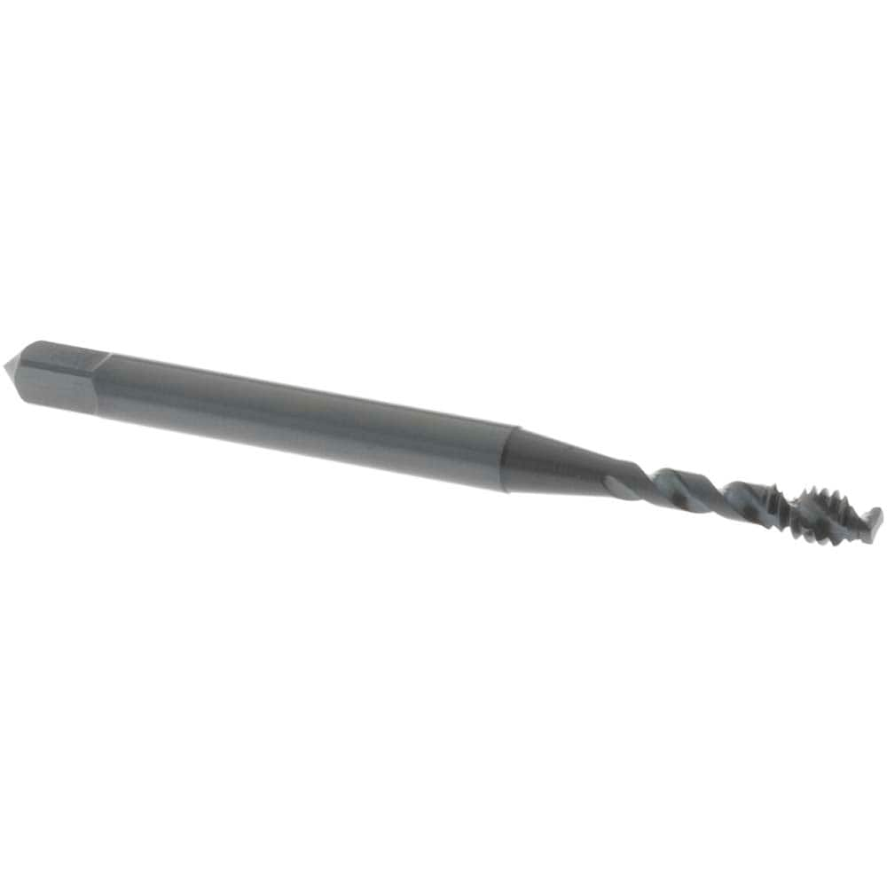 OSG 1748101 Spiral Flute Tap: #4-40, UNC, 2 Flute, Modified Bottoming, Vanadium High Speed Steel, Oxide Finish Image