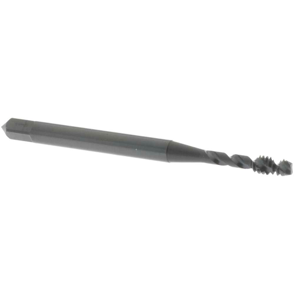 OSG 1763901 Spiral Flute Tap: #4-40, UNC, 2 Flute, Modified Bottoming, 2B Class of Fit, Vanadium High Speed Steel, Oxide Finish Image