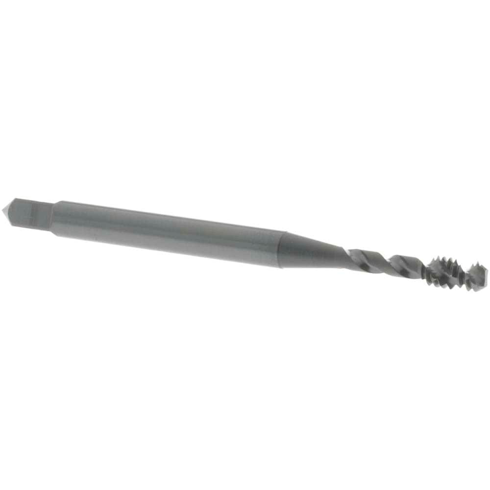 OSG 1748301 Spiral Flute Tap: #4-40, UNC, 2 Flute, Bottoming, Vanadium High Speed Steel, Oxide Finish Image