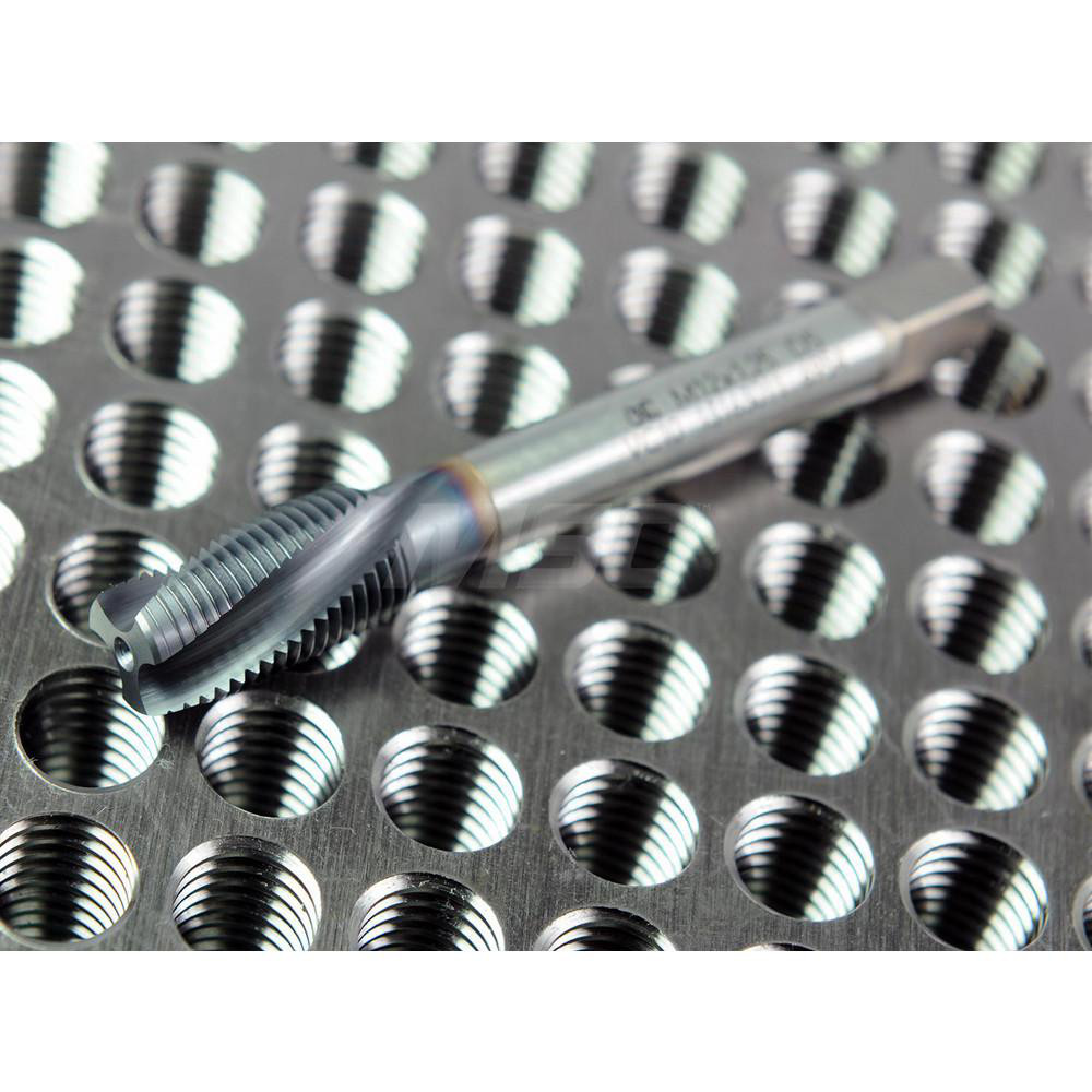 OSG Spiral Flute Tap M6 x 1.00, Metric Coarse, 3 Flute, Plug, Cobalt