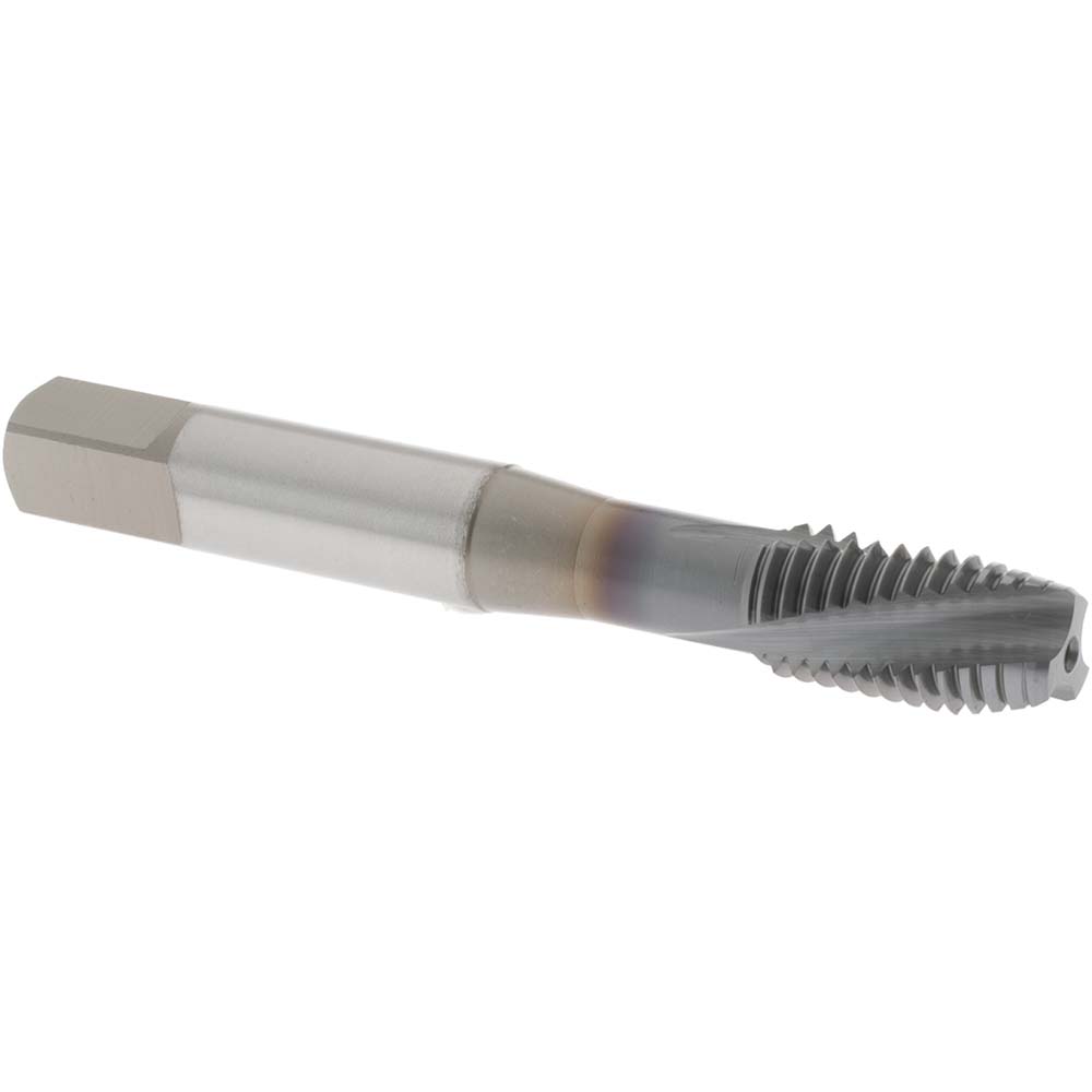 OSG 1316301008 Spiral Flute Tap: M10 x 1.50, Metric Coarse, 3 Flute, Plug, 6H Class of Fit, Cobalt, Nitride Finish Image