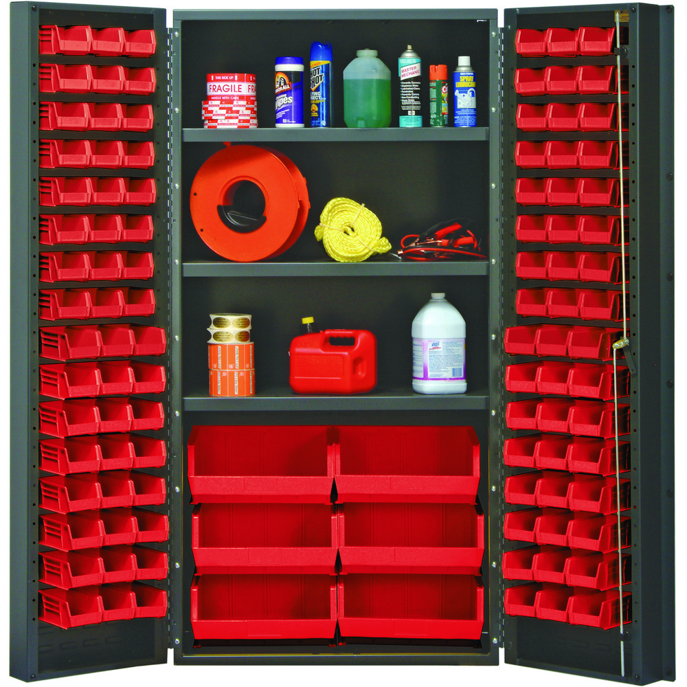 Quantum Storage - Industrial Grade Steel Heavy-Duty Bin Cabinet