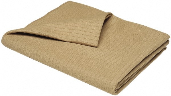 Bedspreads & Blankets; Type: Bedspread ; Color: Tan ; Material: Polyester ; Overall Length: 103in ; Overall Width: 63in