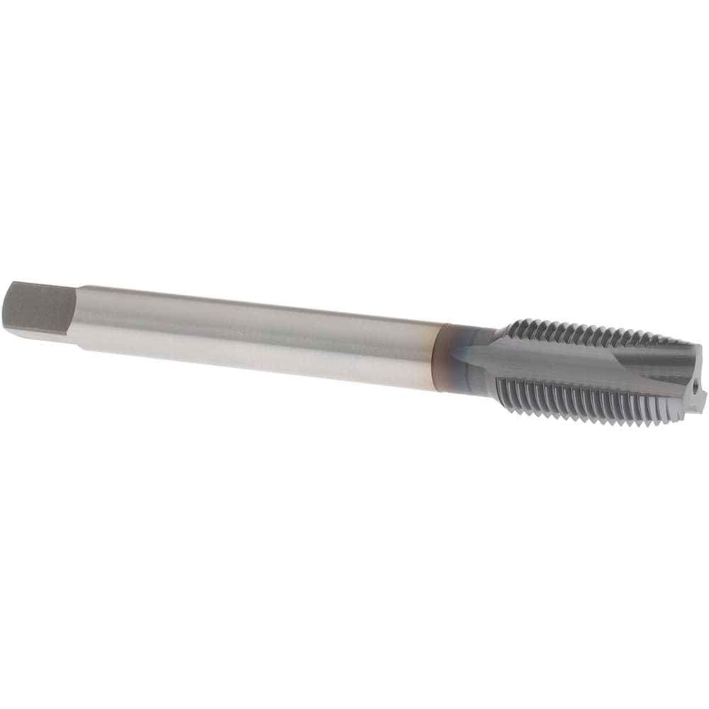 OSG 1101701508 Spiral Point Tap: 1/2-20, UNF, 3 Flutes, Plug, 3B, Vanadium High Speed Steel, TiCN Finish Image